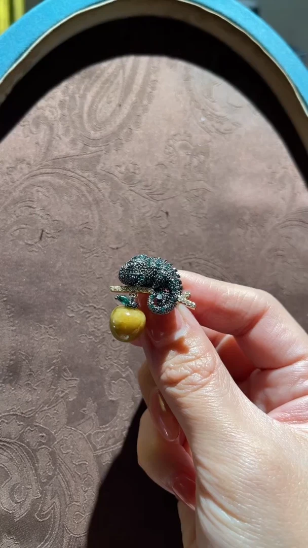 合金挂件翡翠红翡绿翠