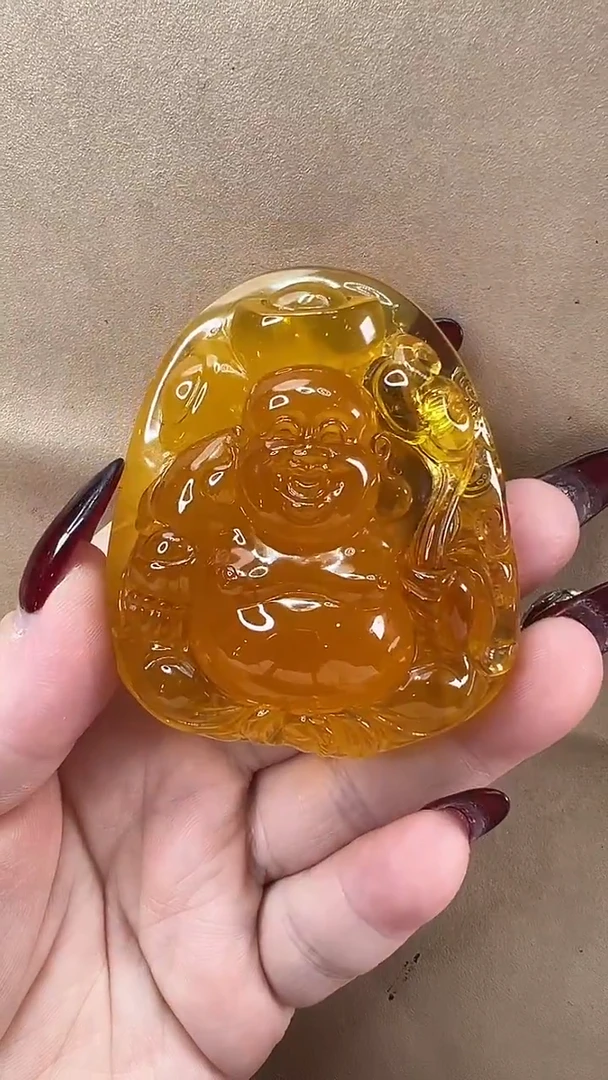 琥珀颈饰未镶嵌吊坠