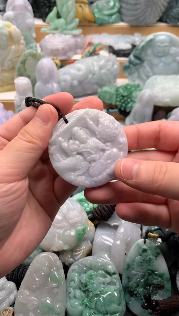 吊坠(不含链)未镶嵌翡翠1