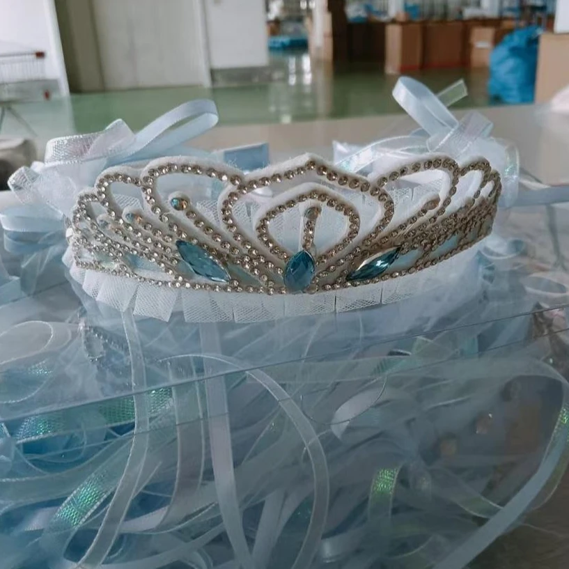 甜美气质女韩版韩式发饰蝴蝶结发卡欧美风温婉风 新皇冠宝石发箍