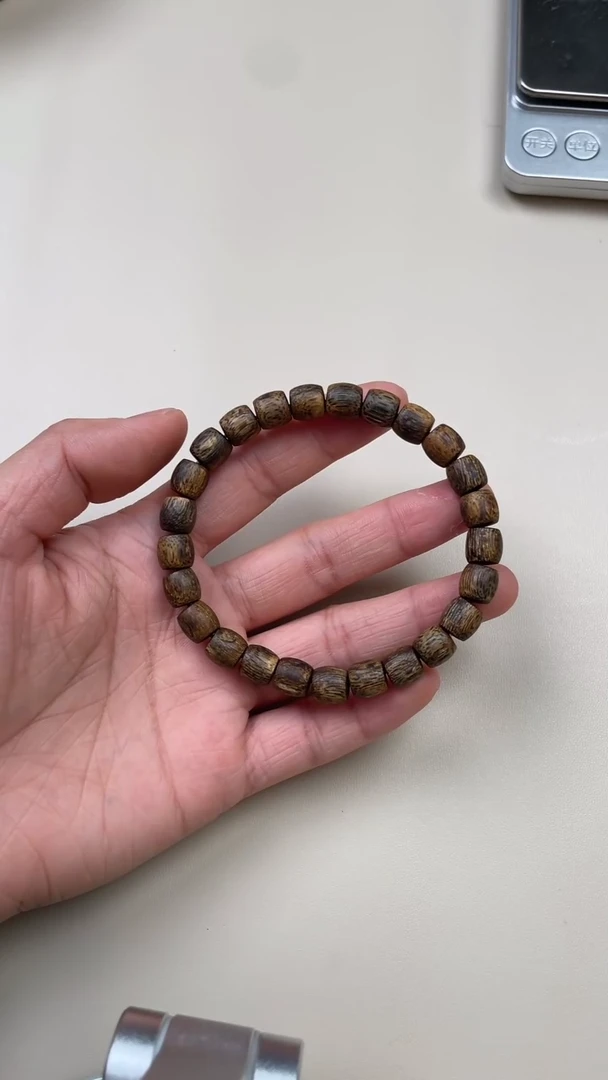 【闪购商品】沉香手串国香奇楠单圈鼓珠