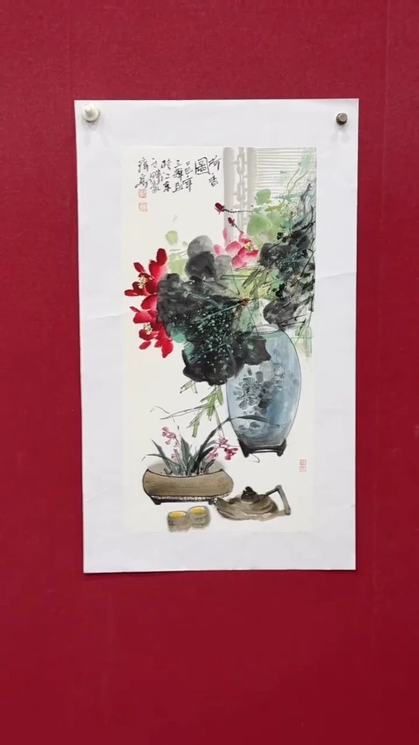 国画国画绘画山水花鸟