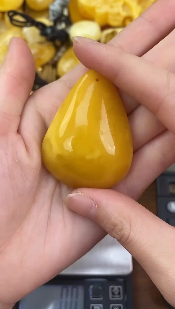 裸石琥珀未镶嵌天然蜜蜡琥珀