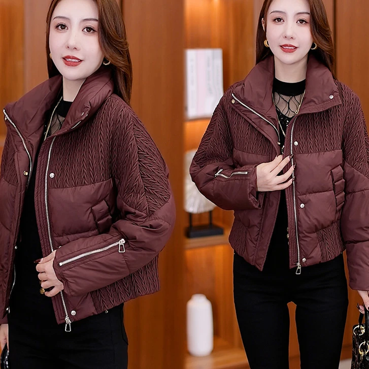 外套短款时尚棉服加厚棉衣秋冬冬季休闲百搭女士宽松保暖女式韩版