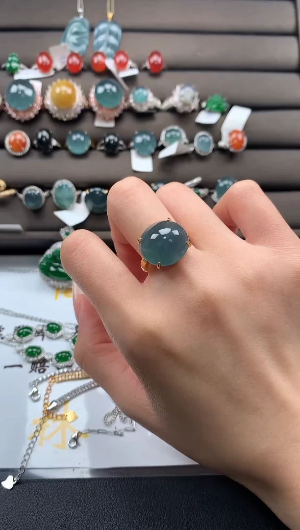 【闪购商品】翡翠戒指银S925镶嵌312312311