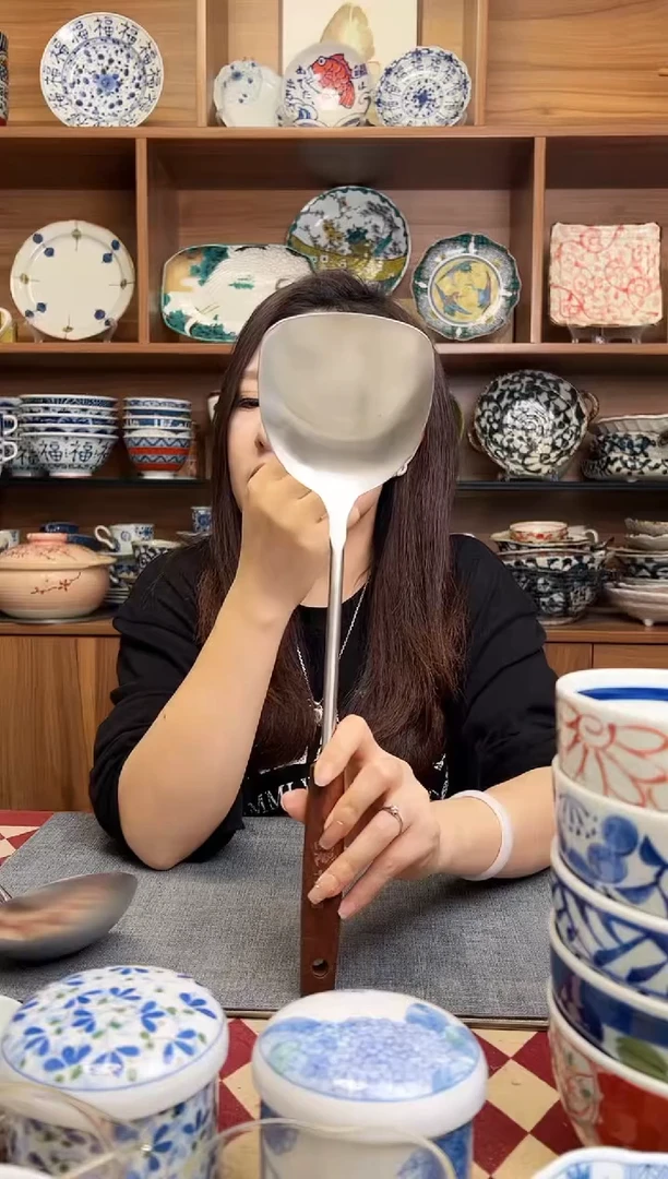 瓷片铁技 不锈钢锅铲