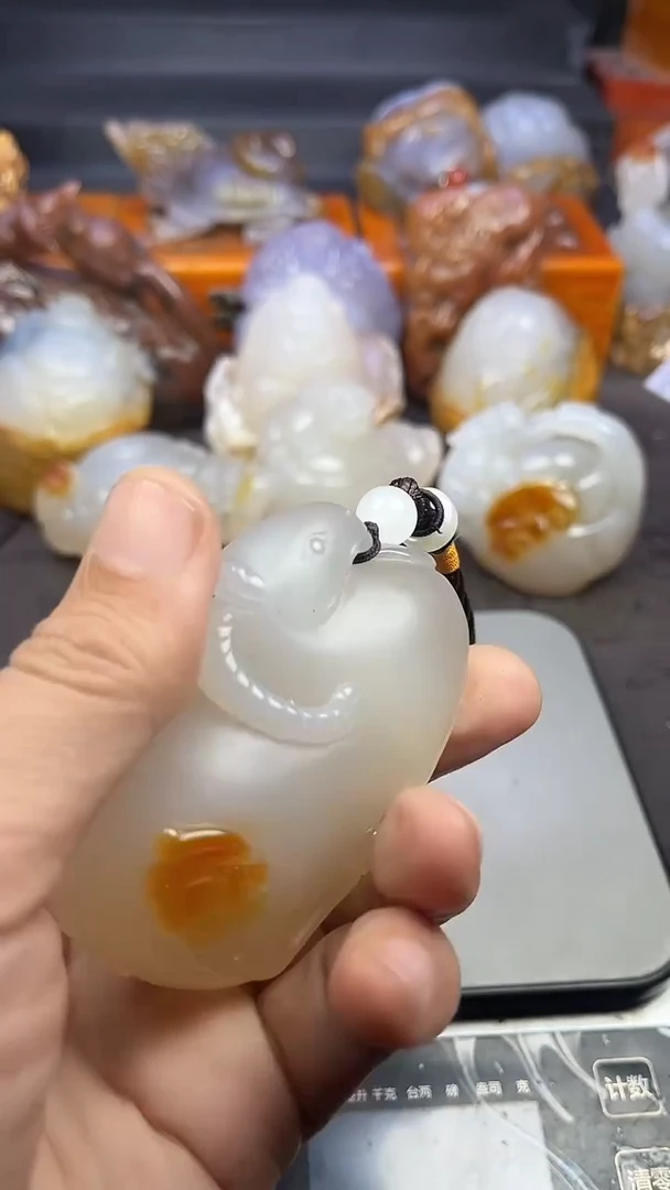 【闪购商品】玛瑙/玉髓手把未镶嵌1