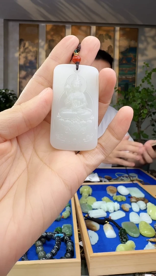 未镶嵌和田玉挂件拍一发一