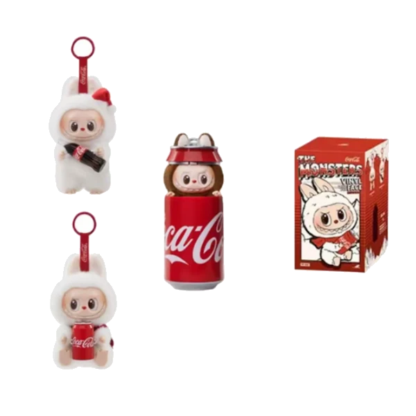 POP MART/泡泡玛特【现货】可口可乐搪胶脸系列搪胶挂件盲盒I