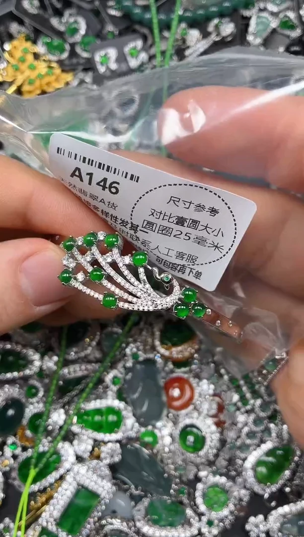 颈饰未镶嵌翡翠A146手镯