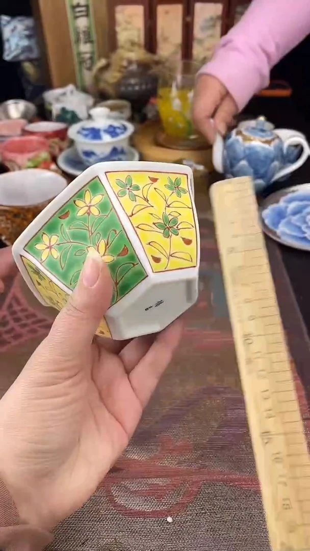 瓷片竹**雨散瓷默认微瑕，看清尺寸品相再拍