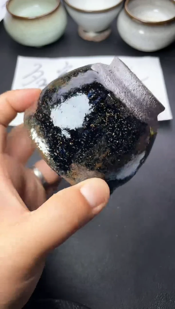茶盏189   叶紫建盏叶紫建盏