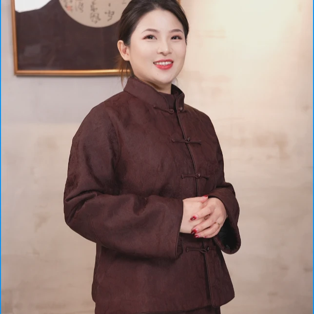 红云纱绞罗龙凤呈祥中式外套jlq2501010WT