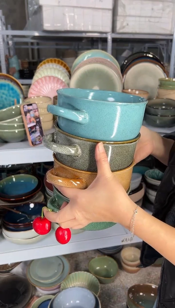 陶瓷外贸尾货瑕疵满20包邮X4组合