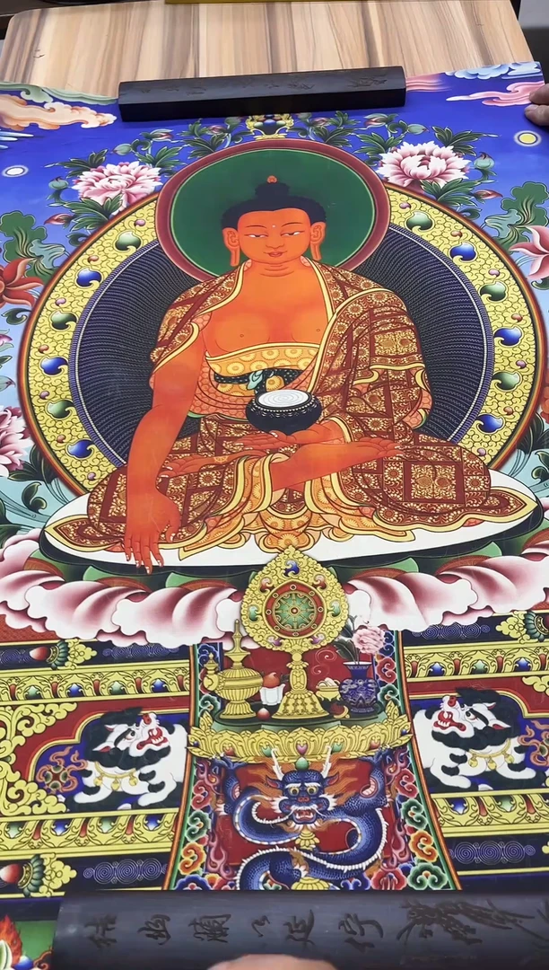 卷轴画精品挂饰 唐卡tk16316