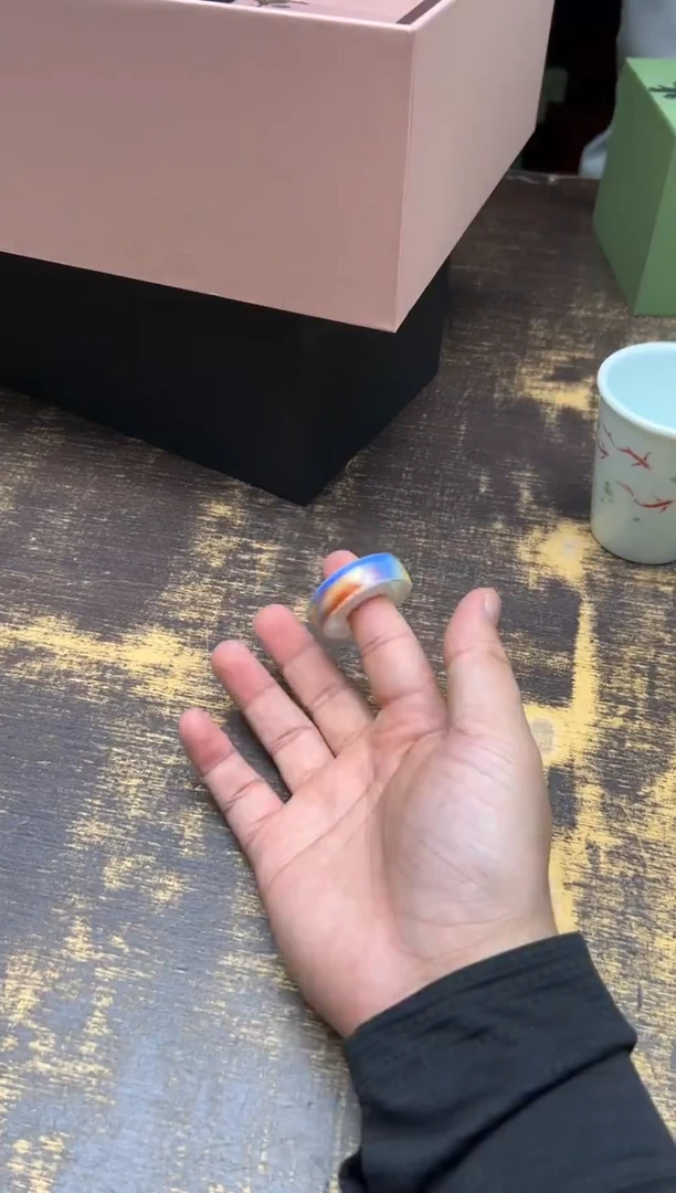 九****.朱清转转圈扳指（不挑）