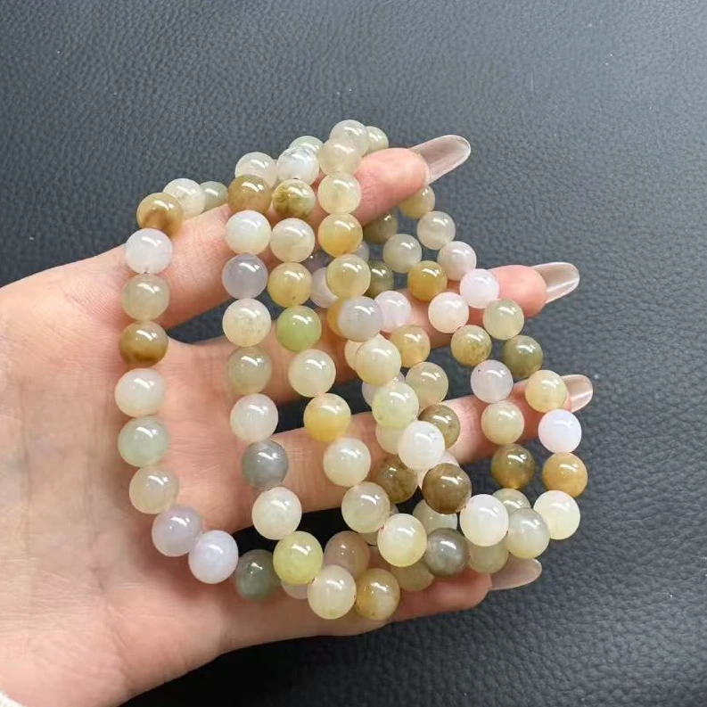 新疆和田玉马卡龙多宝卡8mm手串