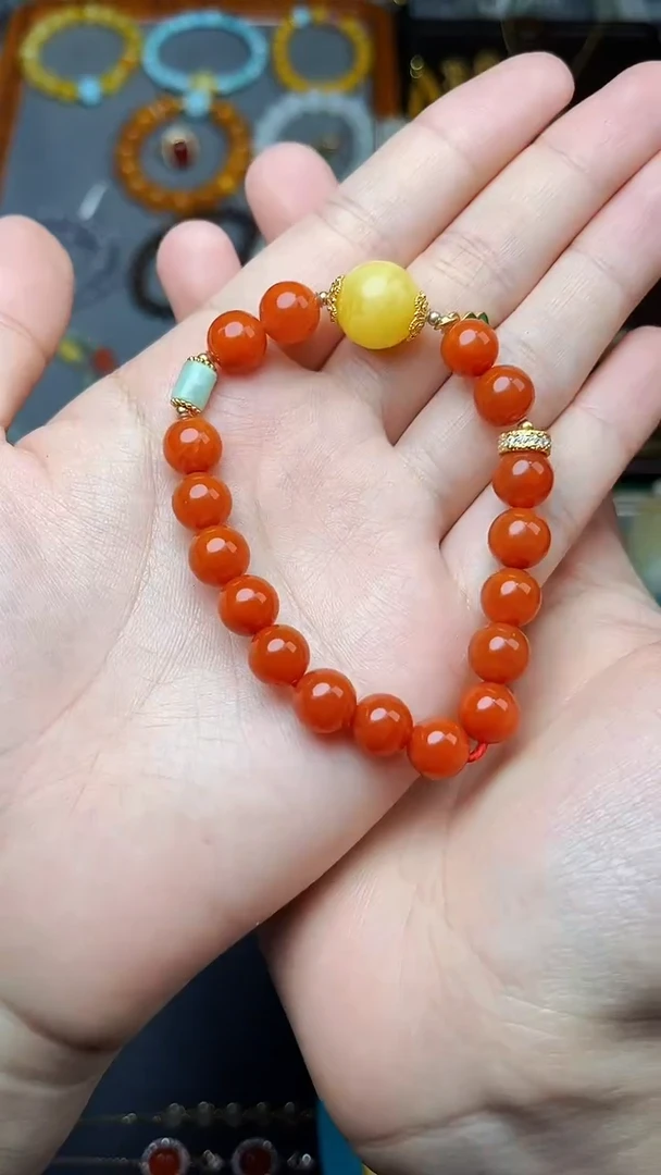 未镶嵌手串南红玛瑙手串 06