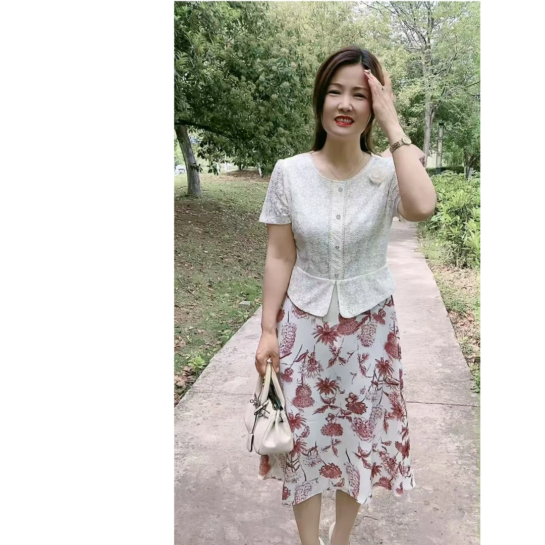 A58夏季新款时尚减龄显瘦拼接款连衣裙