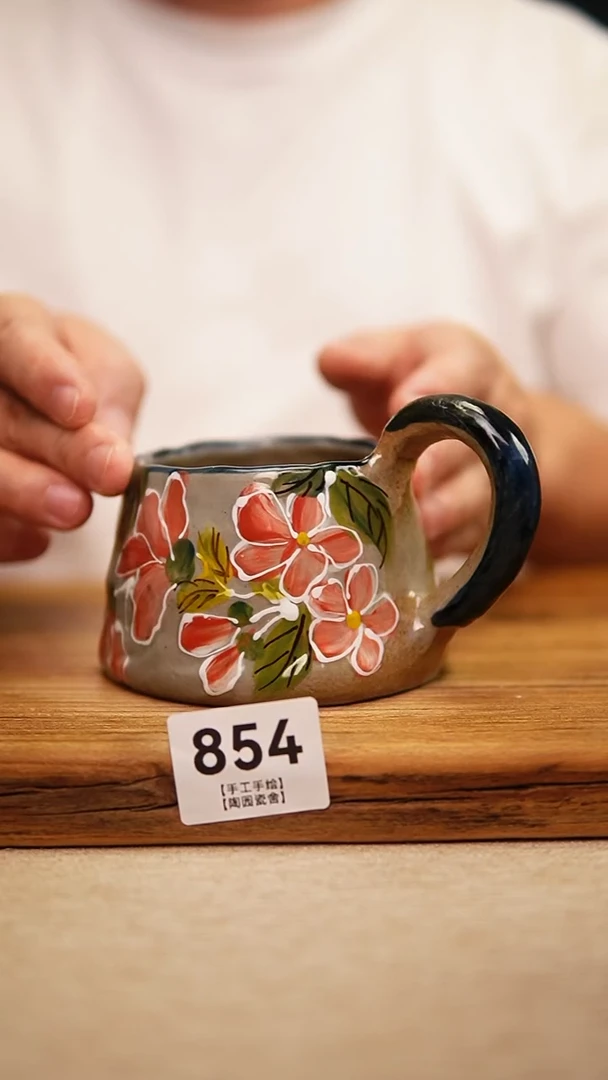 @@陶园瓷舍@@纯手工手绘@高温釉下彩