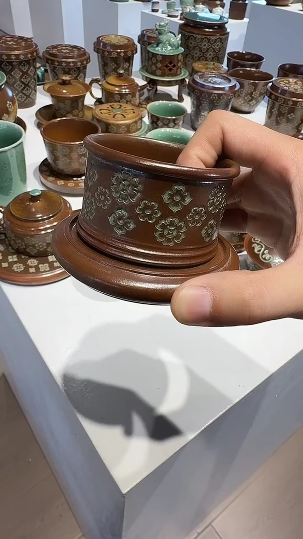 青瓷手工茶器包邮