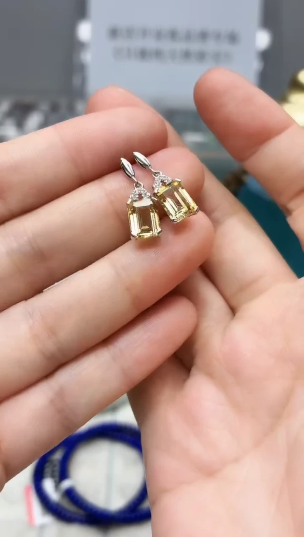 银S925镶嵌耳饰水晶257BJ1213产品一个（多样性）