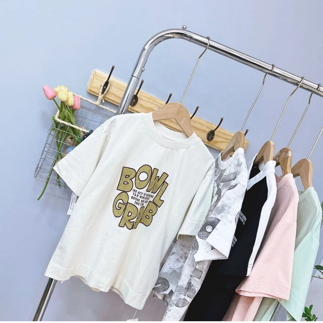 22091高端专享厚里夏款印花短袖白色