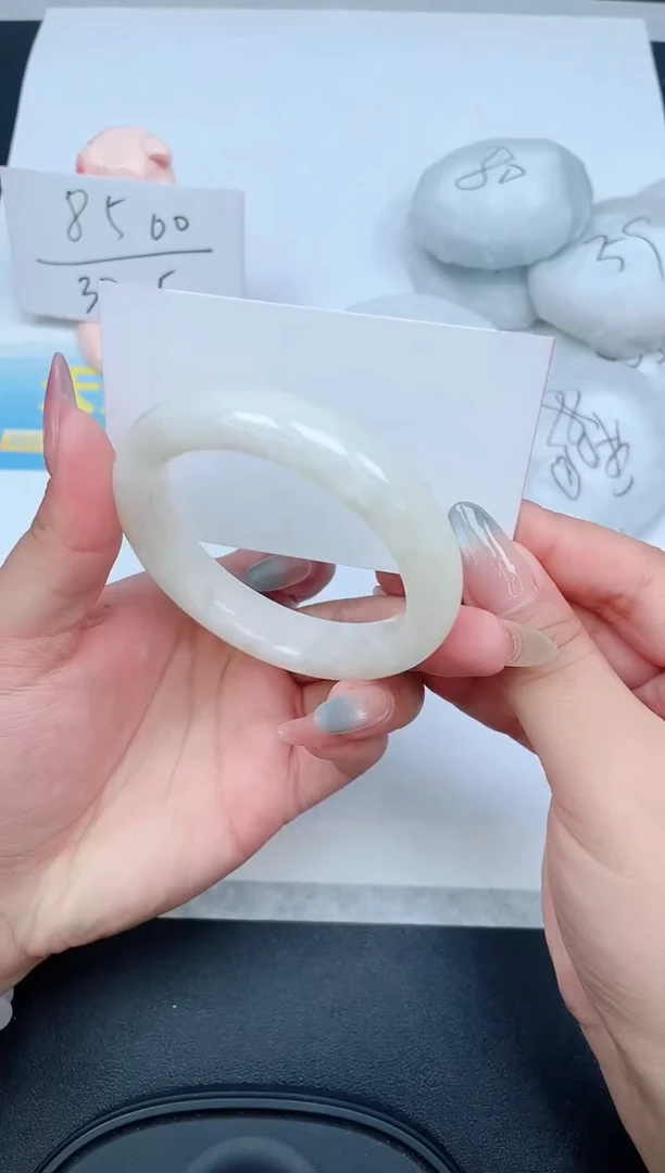 和田玉手镯未镶嵌69-55