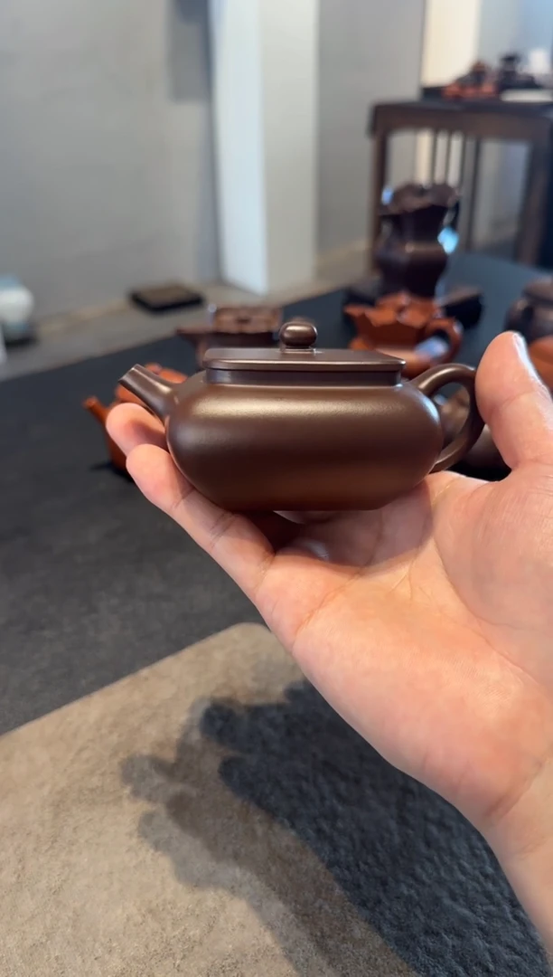 茶壶紫砂觉*四方扁承