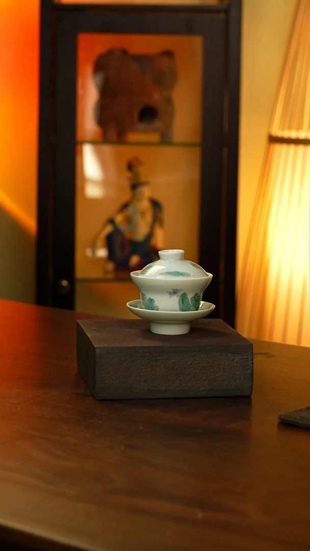 白菜三才葫芦盖碗..