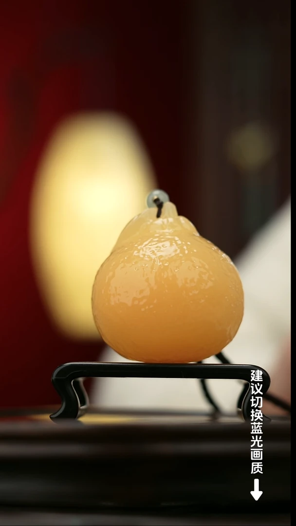 玉【大吉大利】天然玉石手把件