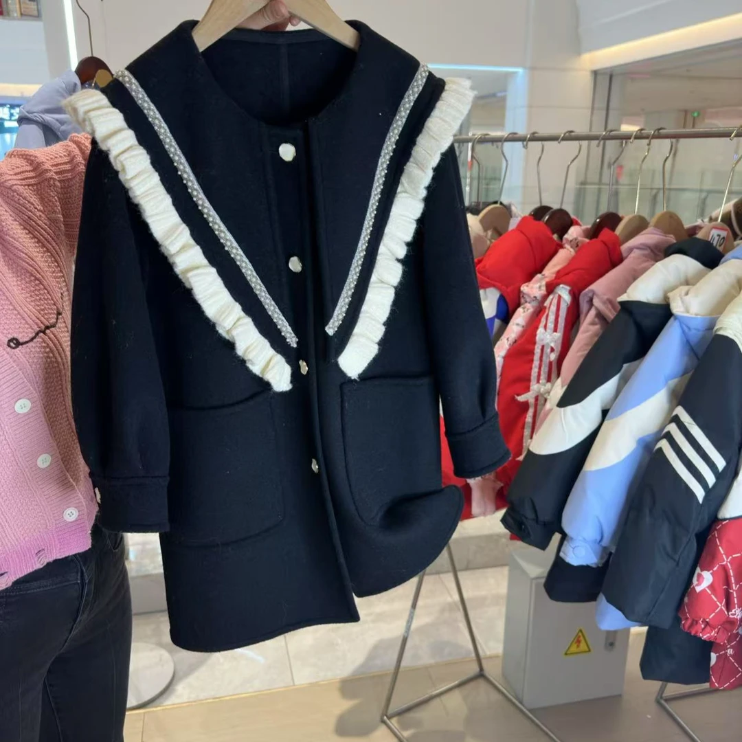 黑色大衣120尺码一件