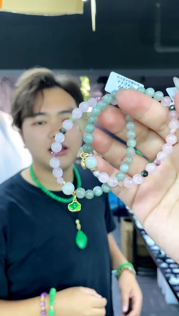 未镶嵌手链水晶多样性发其一颜色微差