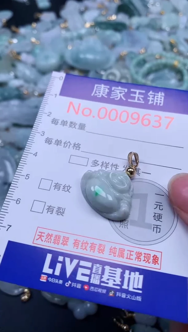 颈饰未镶嵌翡翠9637