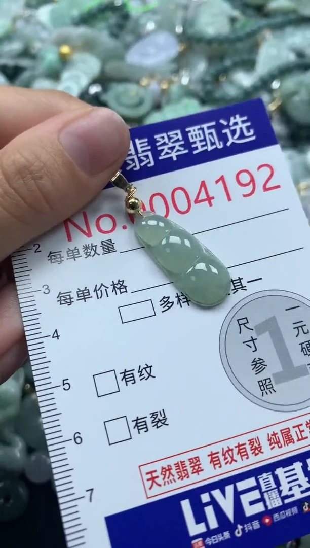 吊坠(不含链)未镶嵌翡翠4192