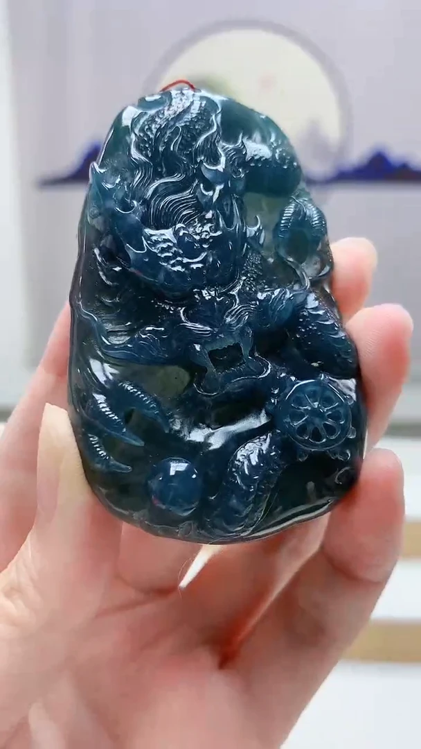 未镶嵌定制翡翠4852zm-毛货挂件46