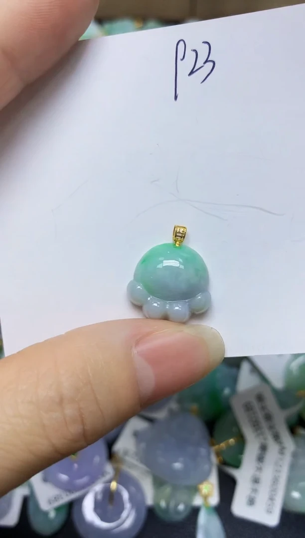 翡翠未镶嵌颈饰 天然翡翠A货