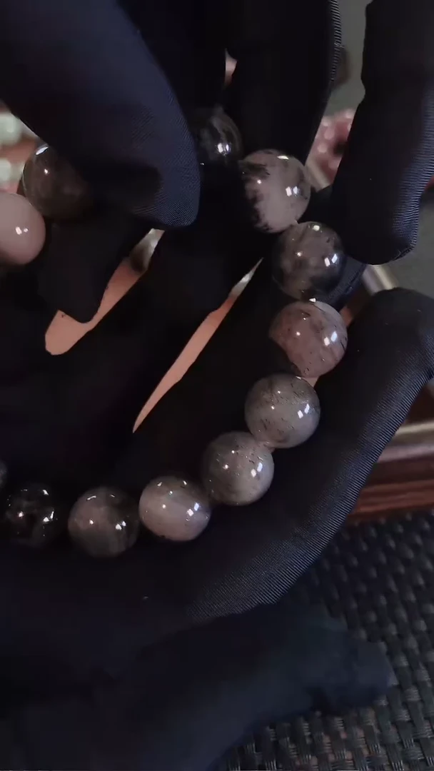 未镶嵌手串石英质玉水墨手串