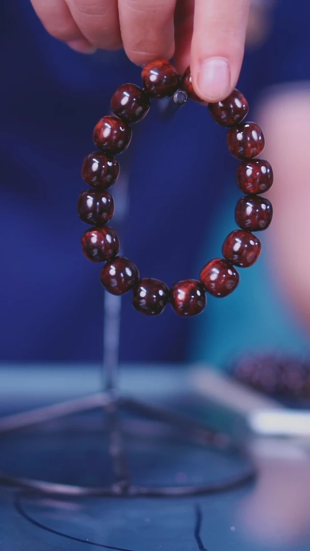 黄花梨/降香黄檀海南黄花梨帝王州1314老型珠手串