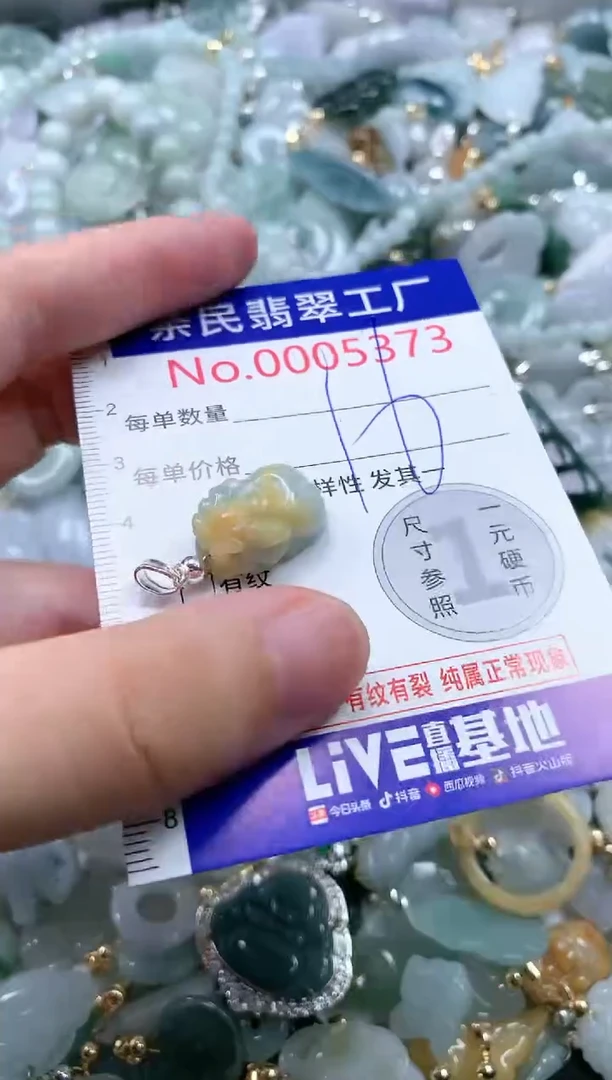 翡翠未镶嵌吊坠(不含链)5373