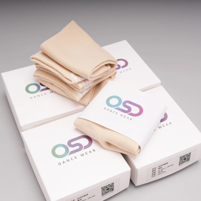 OSD&MF拉丁舞袜子女童成人儿童高弹力夏天高吸汗舞蹈练功专用袜
