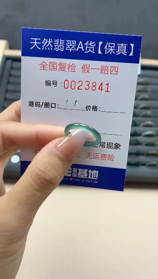 【闪购商品】翡翠戒指未镶嵌天然23841