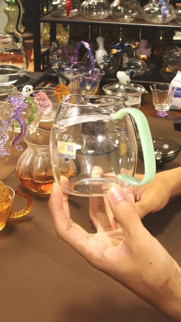 C*Y晶焱简易公道杯绿玉5个