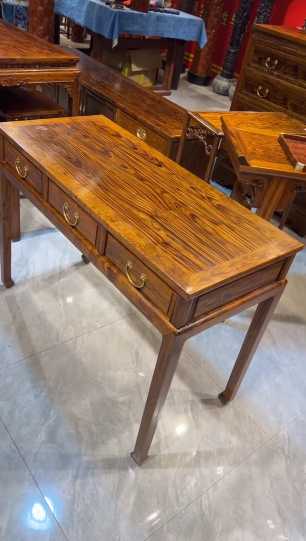 花梨木类书桌家具链接一张