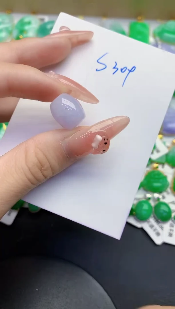 颈饰未镶嵌翡翠缅甸天然翡翠A货