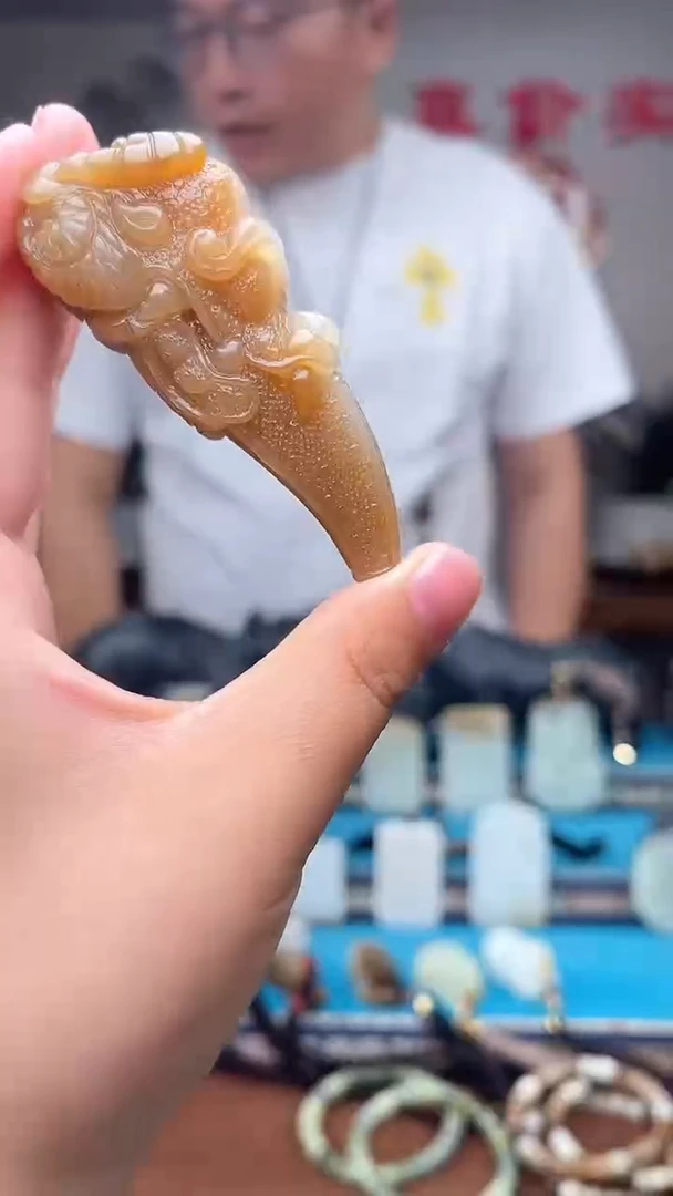 和田玉未镶嵌挂件1