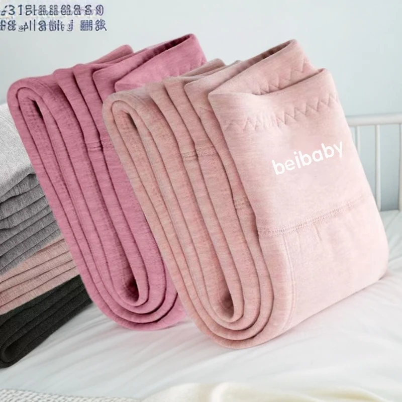 女童德绒羊毛桑蚕丝高腰保暖裤打底裤薄绒校服神器男儿童冬季秋裤