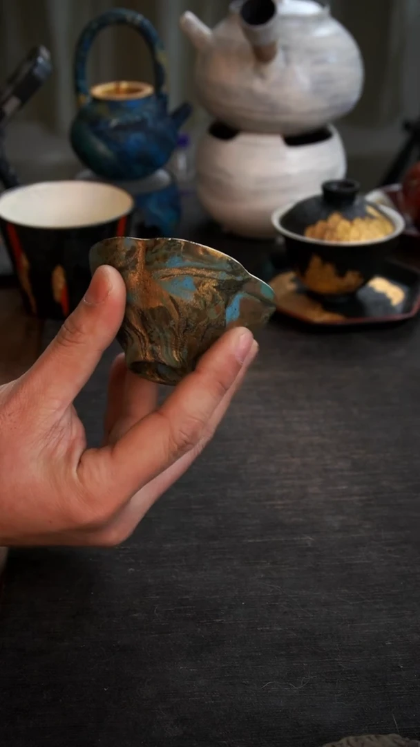 【闪购商品】其他微瑕大漆杯847小康茶器