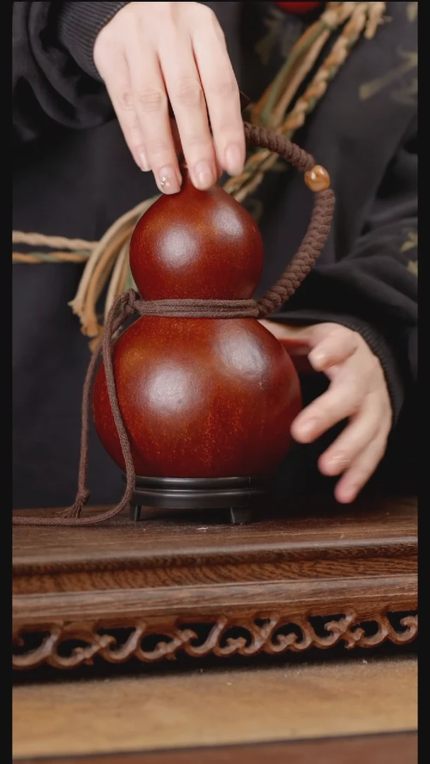 257号精品天然大漆酒葫芦一物一拍~