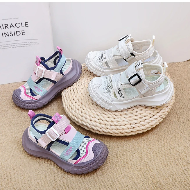 莱德队长儿童溯溪鞋2025夏季款镂空女童运动凉鞋男童涉水鞋童漾